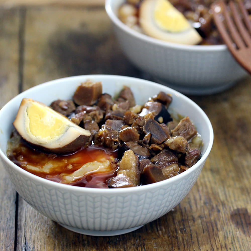 Taiwanese Savory Rice Pudding
